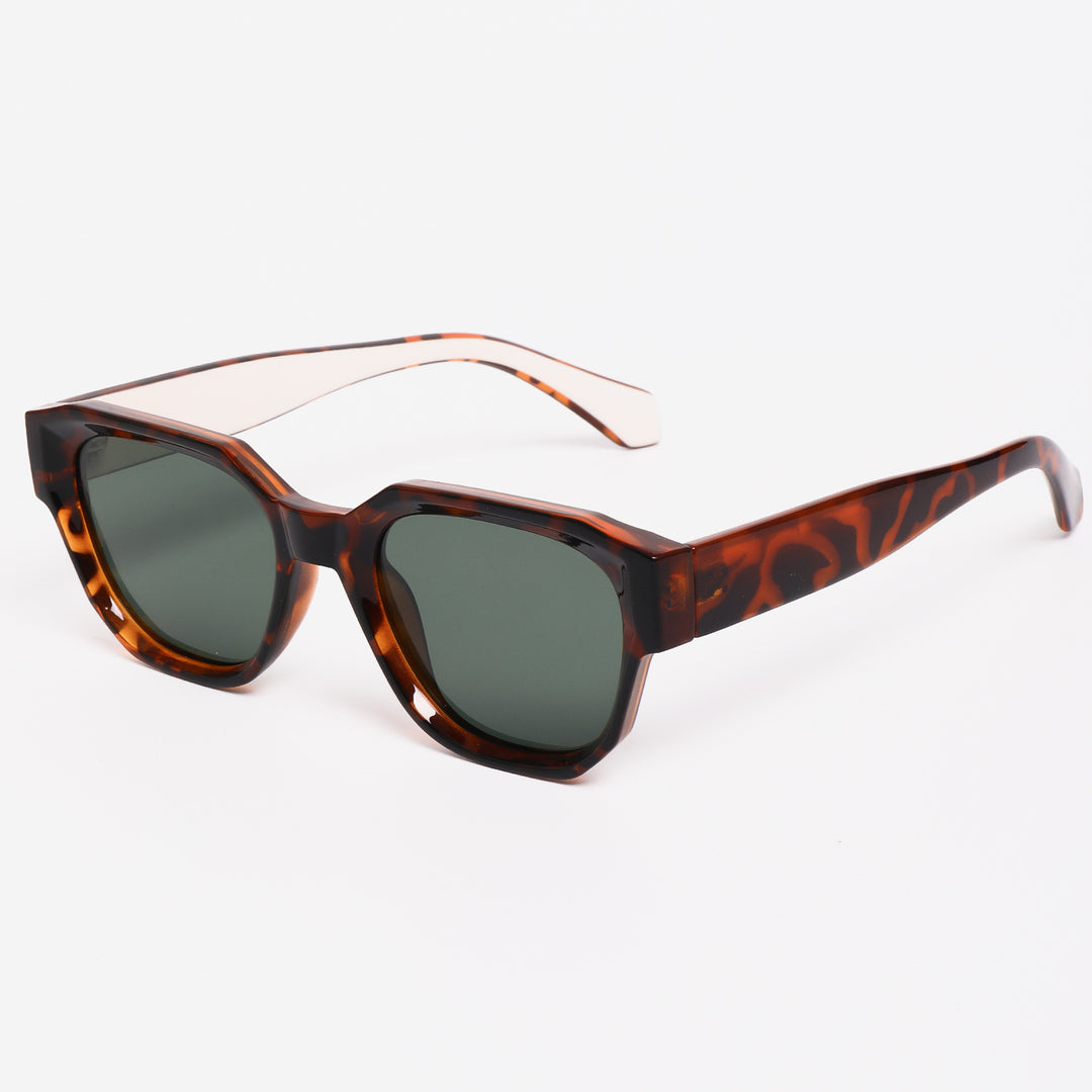 Ladies sunglasses in an unusual hexagonal frame with UV protection Bowlift