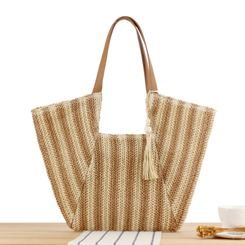 Fashionable market shoulder bag with elegant fringes Bowlift