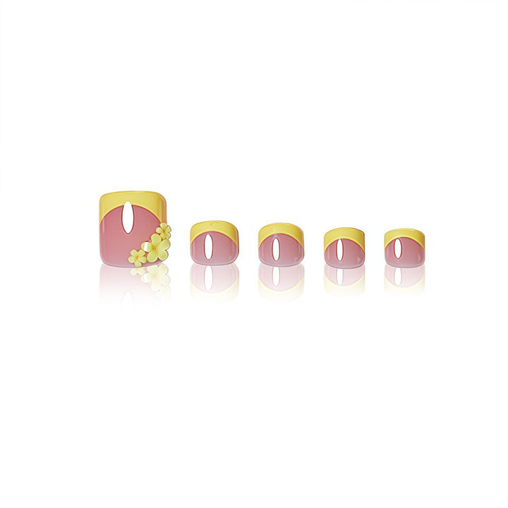 Decorative Rhinestone Press-On Nail Set Bowlift