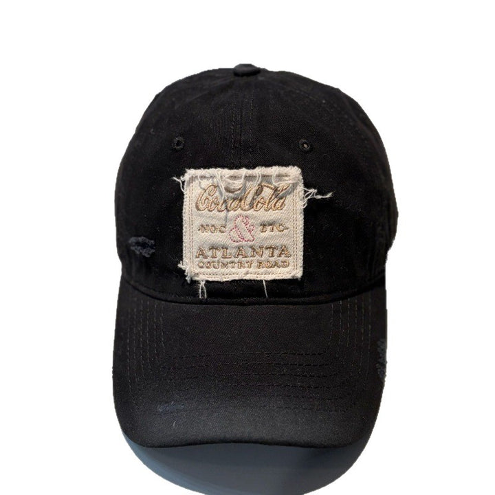 Unisex Vintage-Inspired Distressed Cap Bowlift