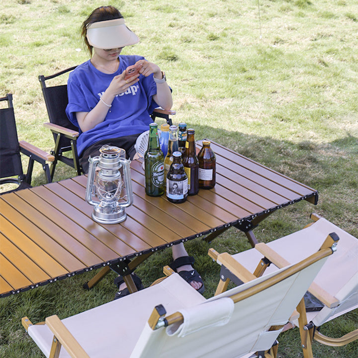 Folding Camping Table Made of Durable Material Bowlift