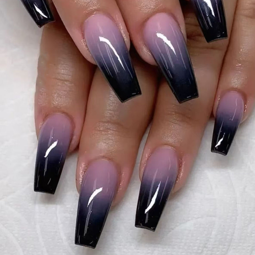 Fashionable artificial nails in elegant ombre design Bowlift
