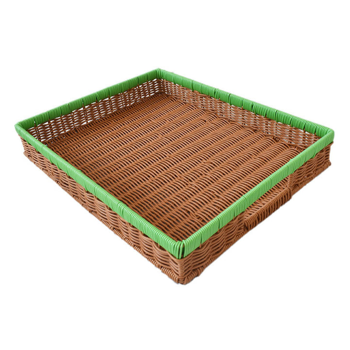Multi-Functional Woven Serving Tray Bowlift