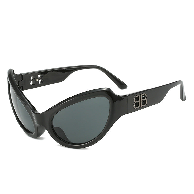 Ladies elegant Cat-Eye sunglasses with high-quality UV protection lenses Bowlift