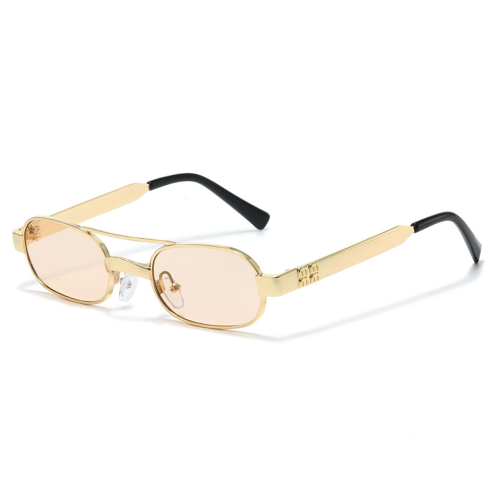 Stylish Minimalist Oval Sunglasses Bowlift