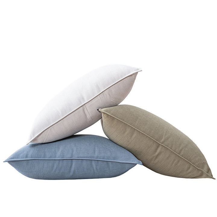 Decorative Herringbone Texture Cushion Cover with Piped Edge Bowlift