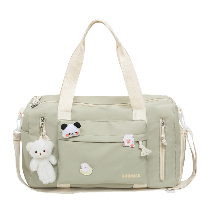 Sporty Travel Bag with Playful Designs Bowlift