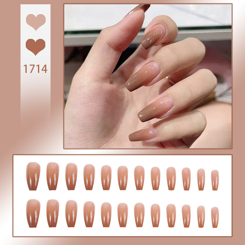 Artificial nails with elegant ombre effect Bowlift