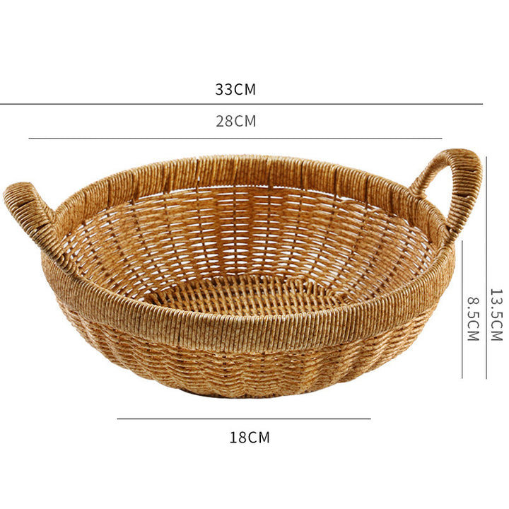 Unisex Practical Fruit and Vegetable Container with Two Handles Bowlift