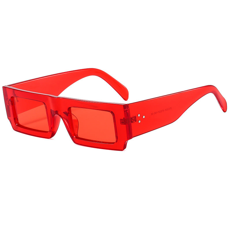 Ladies statement sunglasses with square frame and futuristic design Bowlift