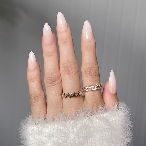 Elegant Stiletto Press-On Nails Bowlift