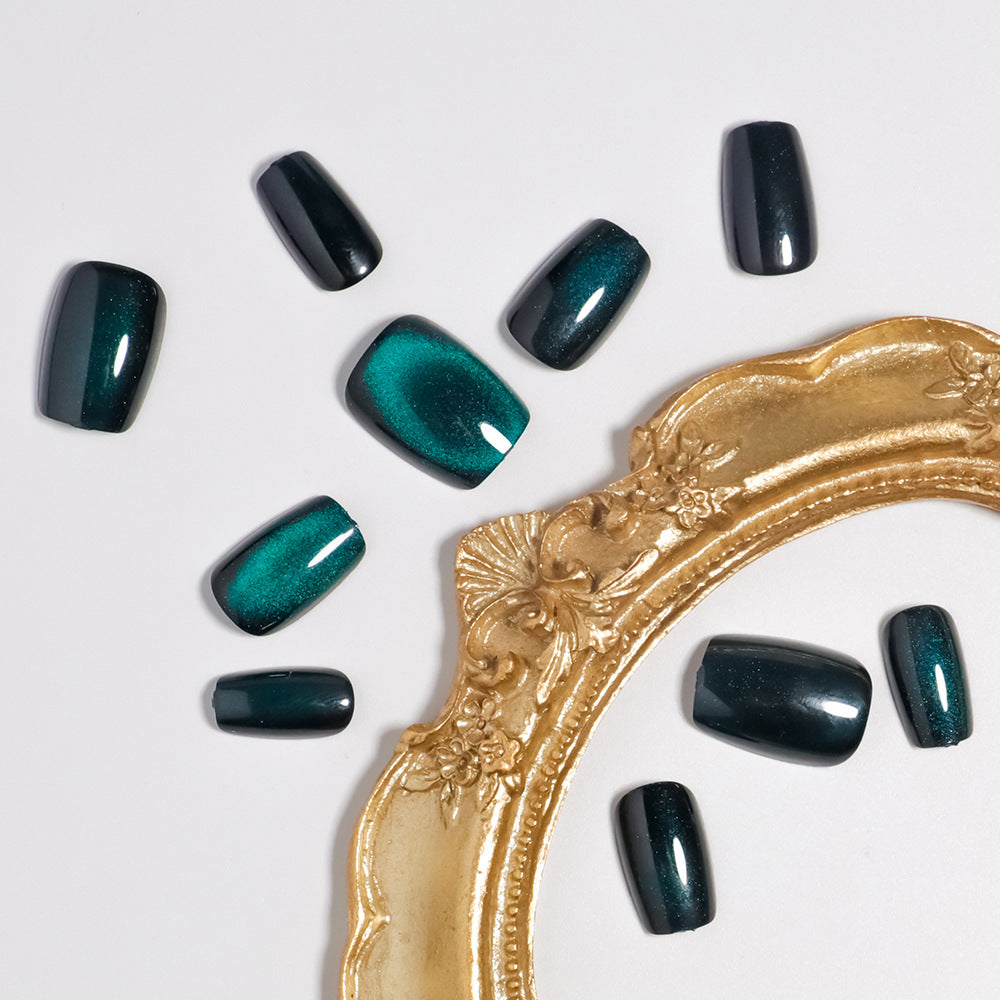 Glossy Ombre Square Press-On Nail Set Bowlift