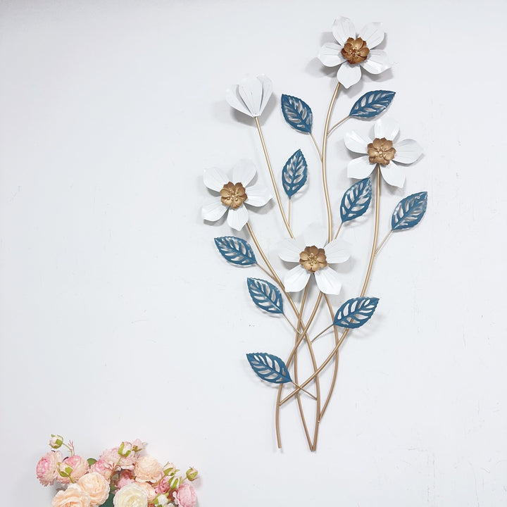 Elegant Floral Wall Sculpture Bowlift