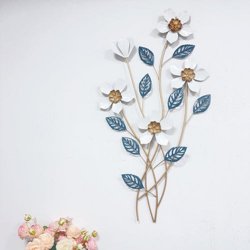 Elegant Floral Wall Sculpture Bowlift