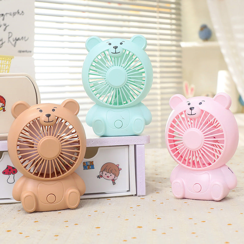 Ladies USB table fan in bear design Bowlift