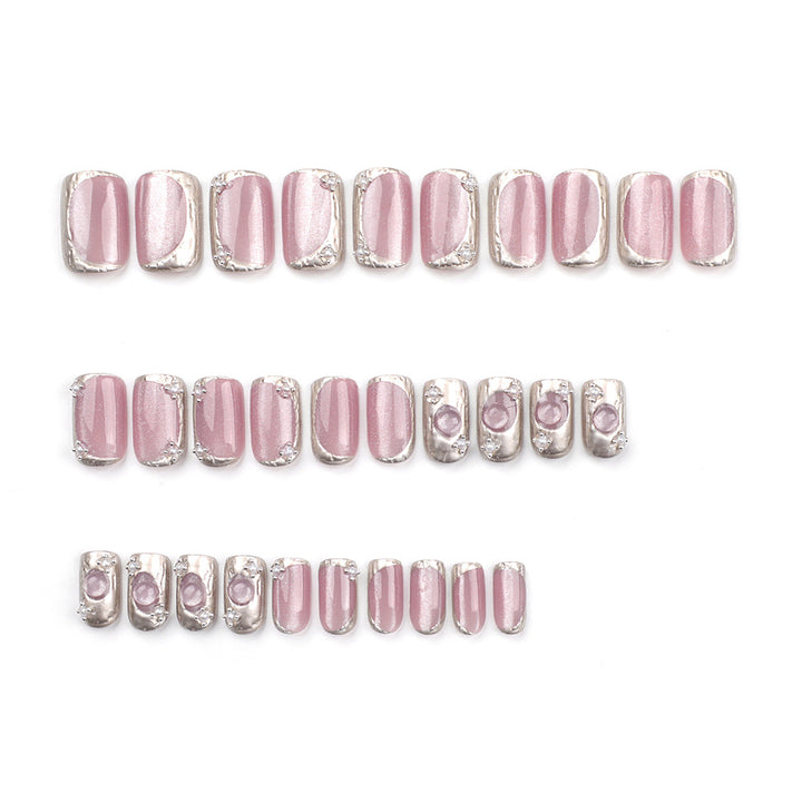Artistic Nail Art with Glitter and Ombre Effect Bowlift