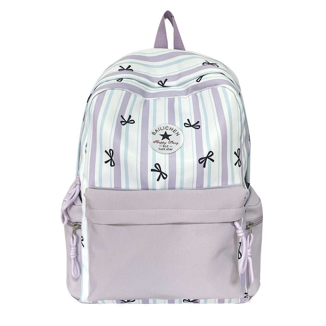 Modern Striped Backpack