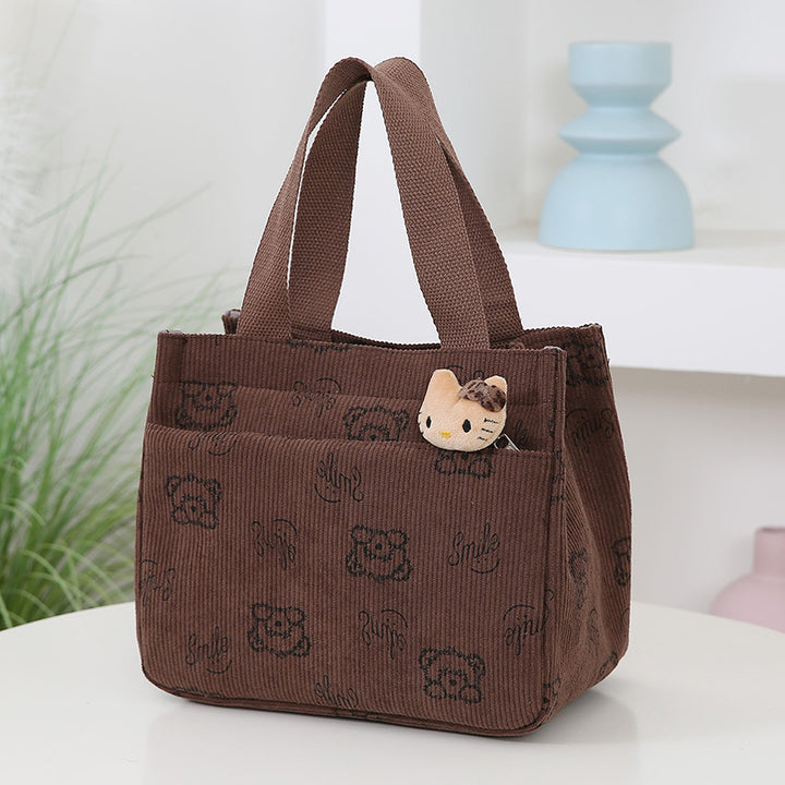 Cute Fun Cartoon Themed Mini Tote Bag Bowlift