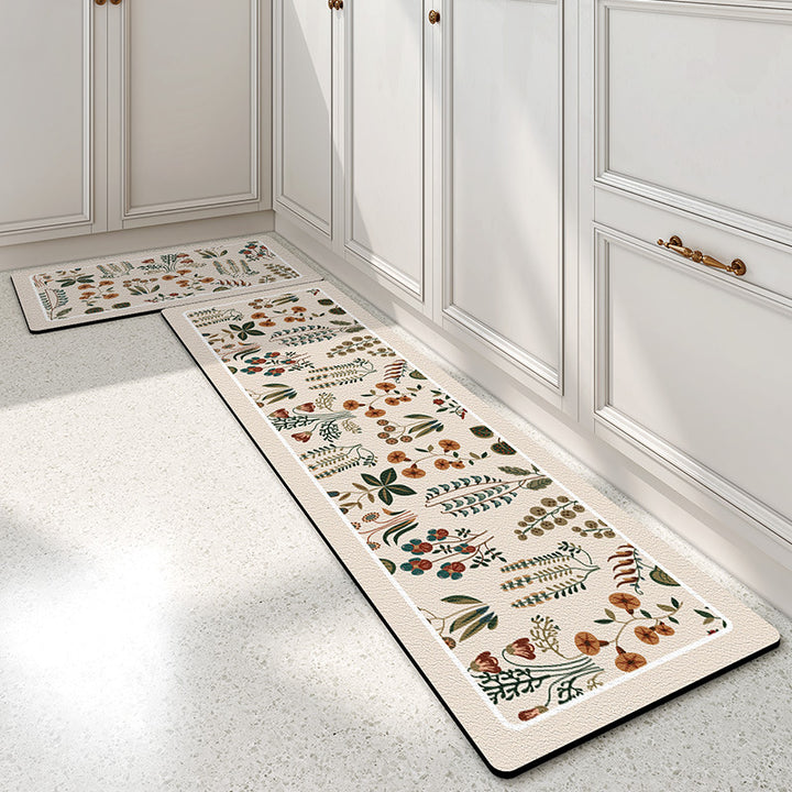 Floral Garden Kitchen Comfort Mat Bowlift