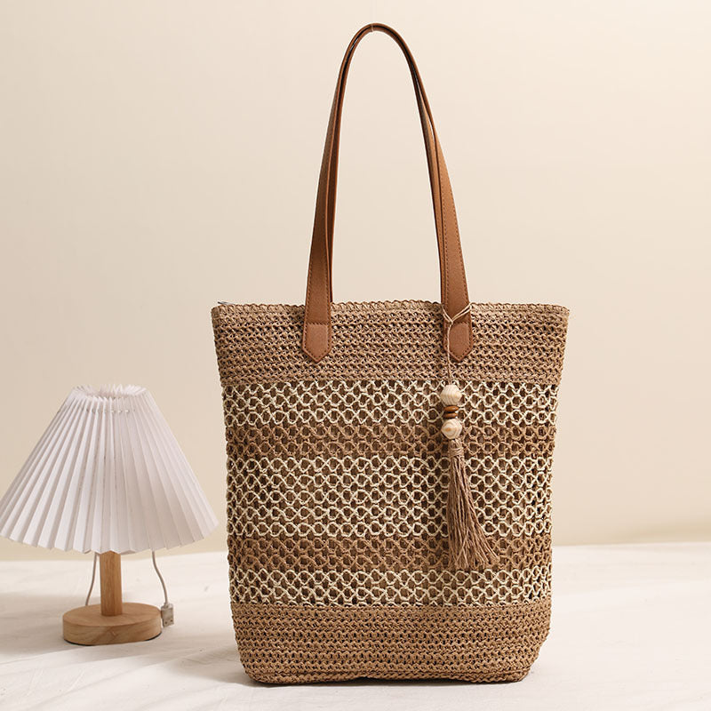 Braided Tote Bag Made From Natural Materials Bowlift