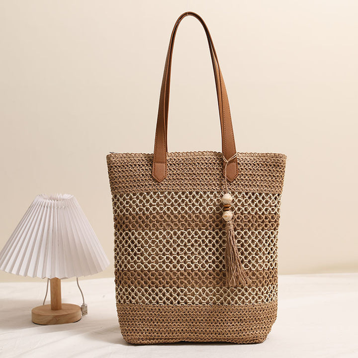 Braided Tote Bag Made From Natural Materials Bowlift