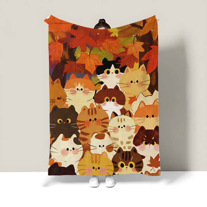 Cat Print Blanket