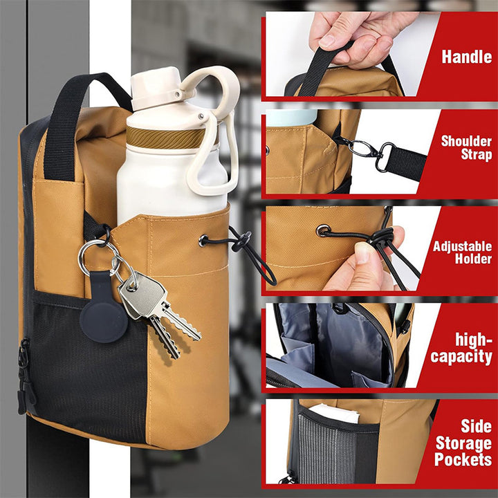 Practical bottle and key holder bag Bowlift