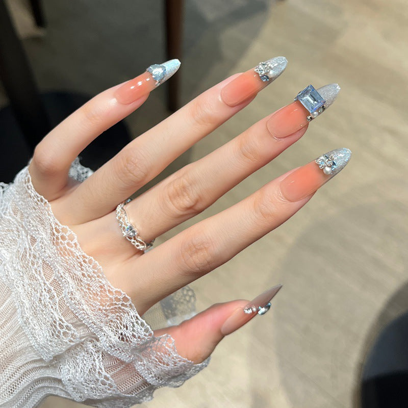 Crystal-Embellished Nail Art Extensions Bowlift