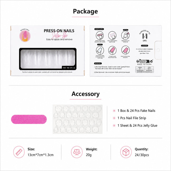 Artificial nails with color accents and floral design Bowlift