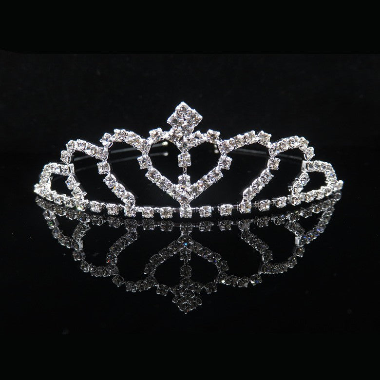 Ladies Crystal Embellished Tiara Bowlift