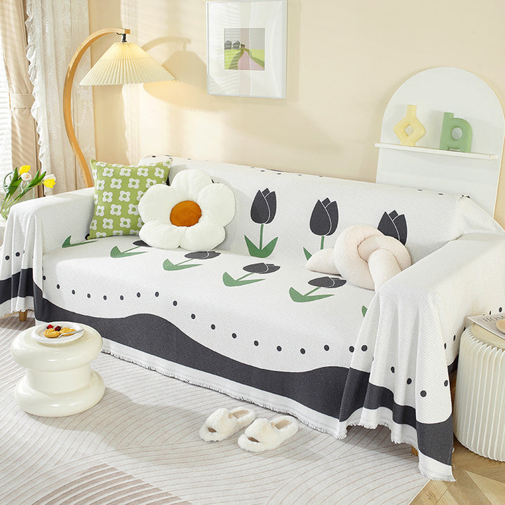 Premium Textured Sofa Throw Cover