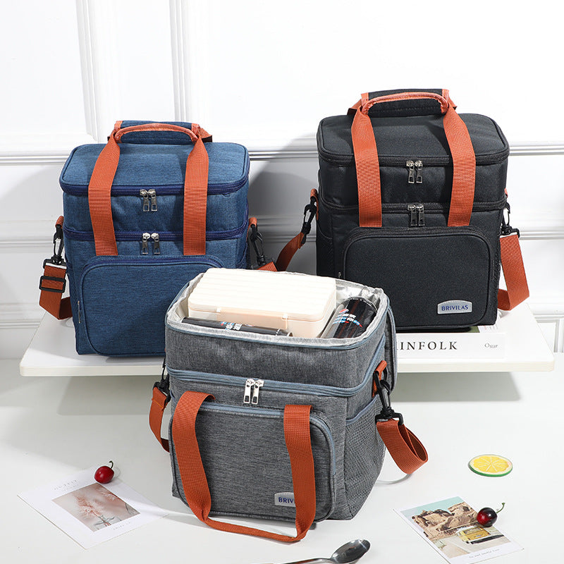 Multi-Compartment Insulated Food Cooler Bag Bowlift