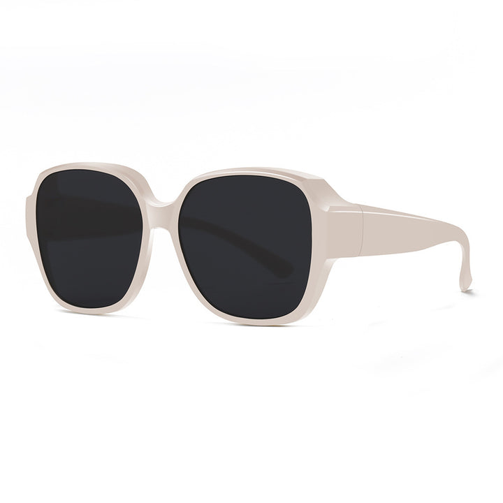 Women's Square Sunglasses with Wide Frame and UV Protection Bowlift