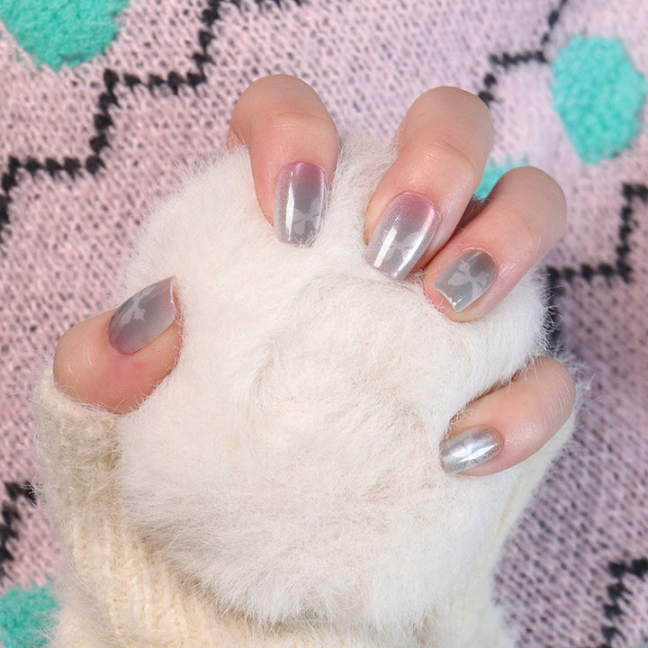 Gradient Ombre Press-On Nails Bowlift