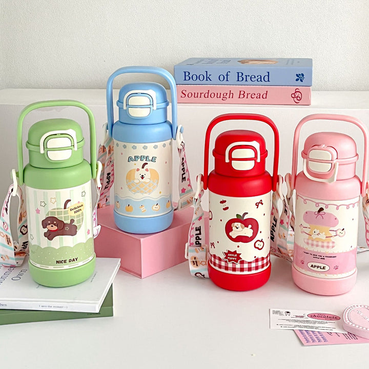 Ladies Insulated Thermos Bottle with Cute Animal Design Bowlift