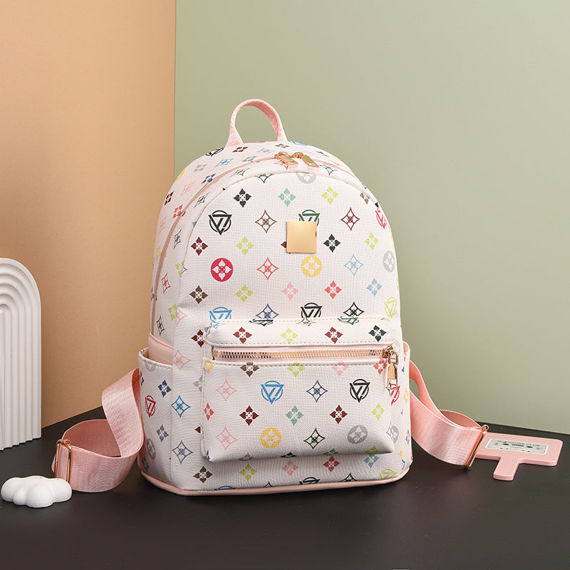 Stylish Patterned School Backpack