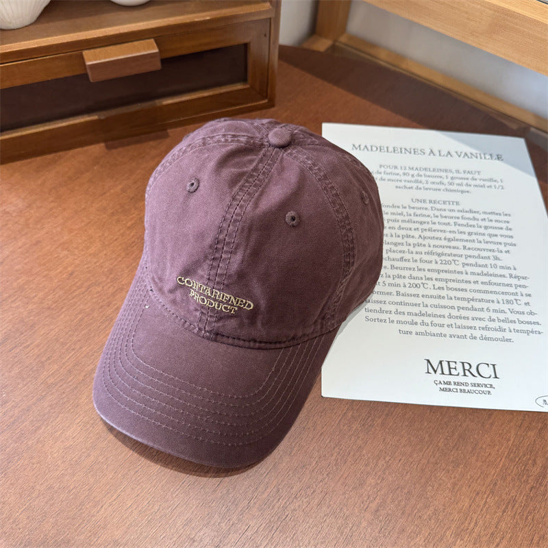 Men's Casual Embroidered Cotton Cap Bowlift