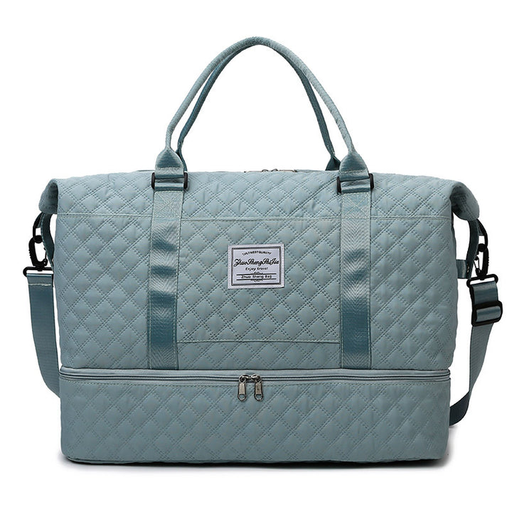 Stylish Quilted Gym Duffle Bag