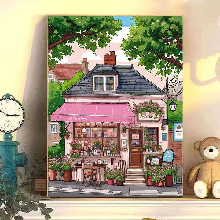 Urban Café Landscape Wall Art Bowlift