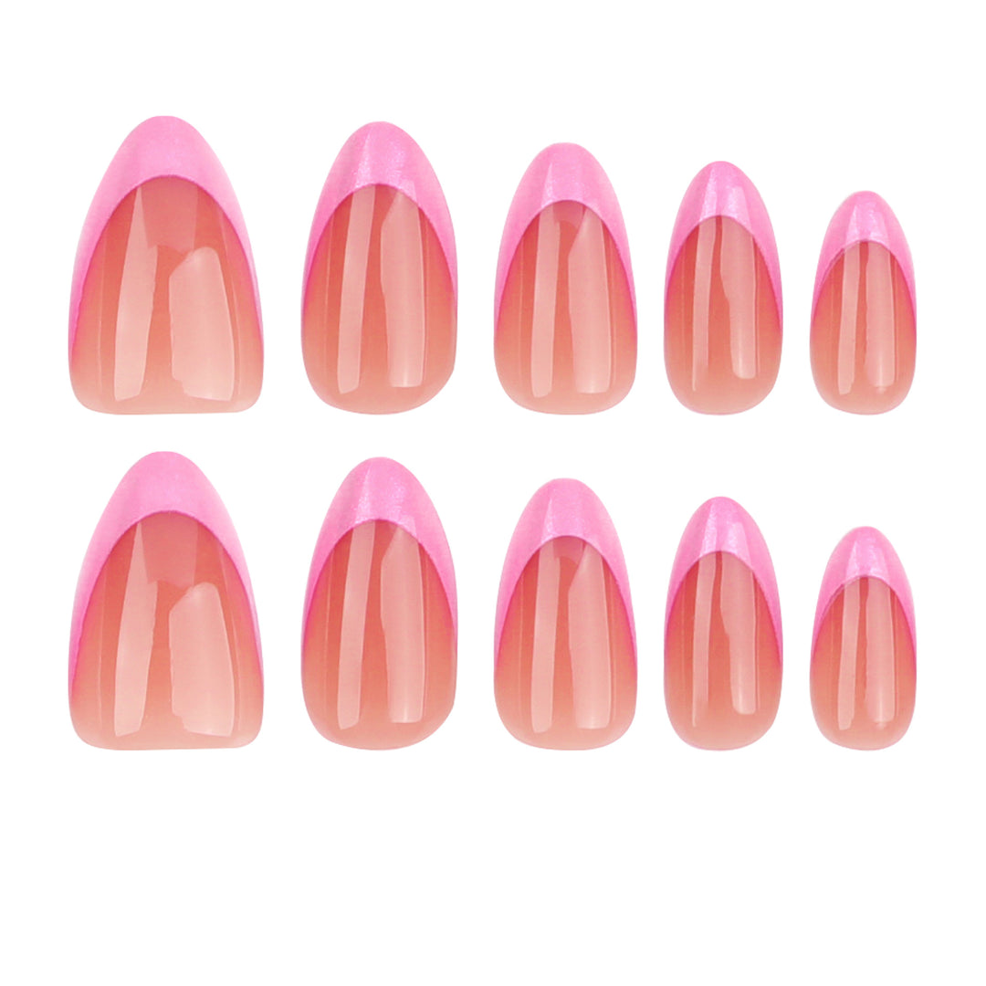 Artificial gradient press-on nails Bowlift