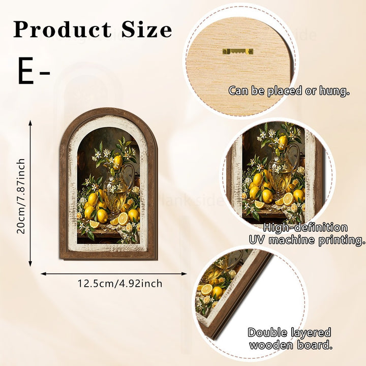 Wall decoration with lemon pattern Bowlift
