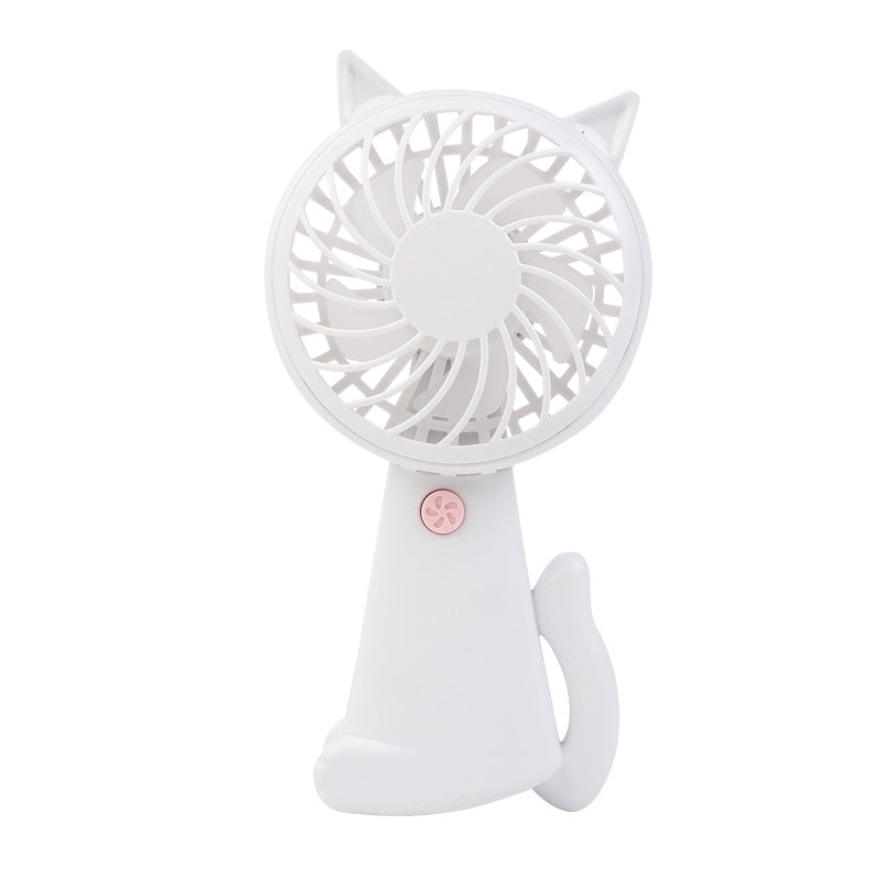 Women Portable Cat Ears Fan Bowlift