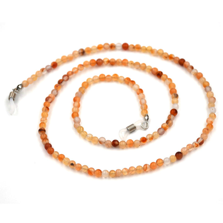 Gemstone Beaded Eyewear Retainer Chain Bowlift