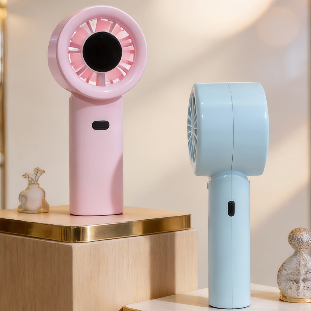 Women's portable mini hand fan with innovative design Bowlift