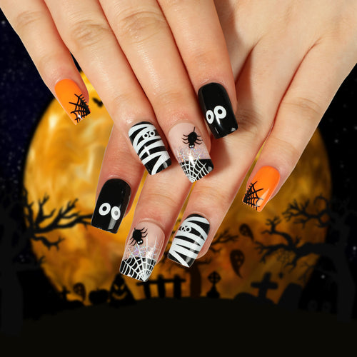 Creative Halloween Nail Art Bowlift