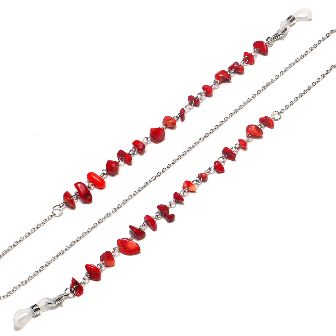 Stylish Natural Stone Eyewear Chain Bowlift