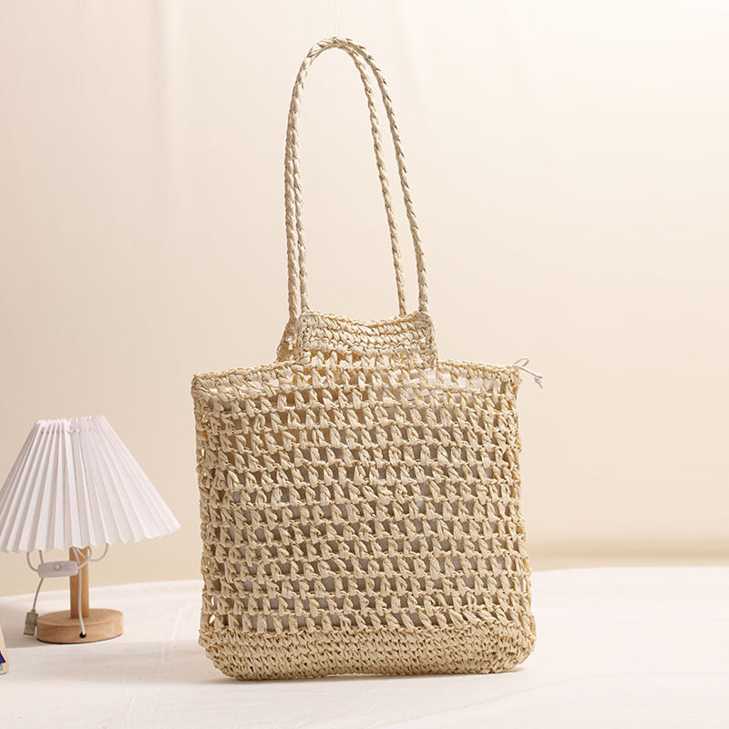 Handmade net tote bag made of natural material Bowlift