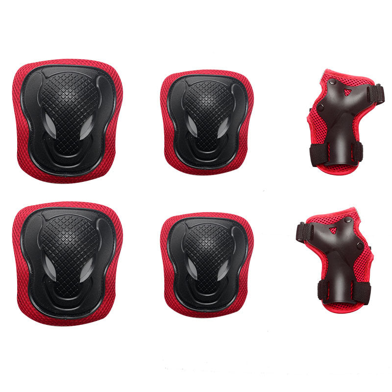 Complete Skate Protection Pad Set with Breathable Mesh and EVA Shock-Absorbing Shell Bowlift
