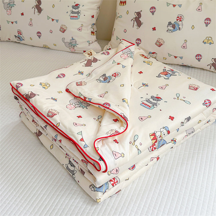 Ladies cuddle blanket with animal motifs Bowlift