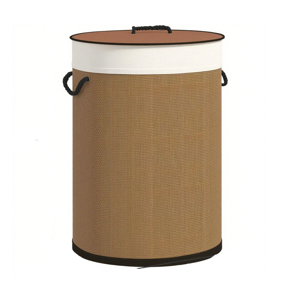 Elegant laundry container with removable lid and sturdy handles Bowlift